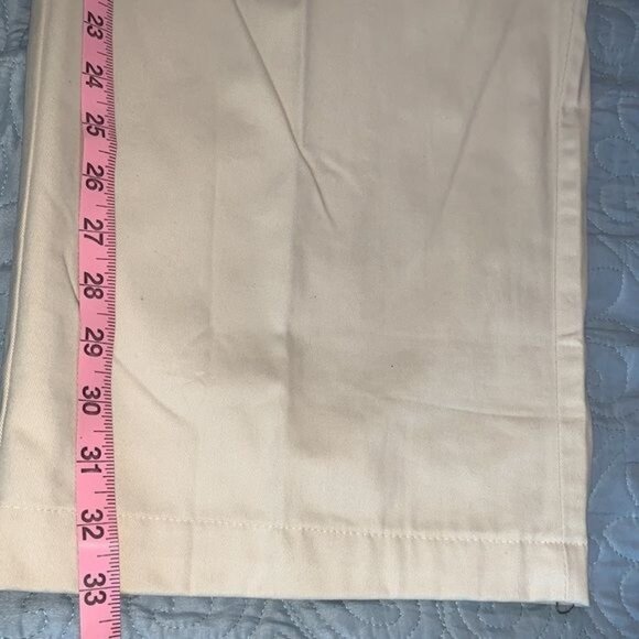 King Size Mens Pleated Khaki Pants Size 52X33 - Picture 6 of 7